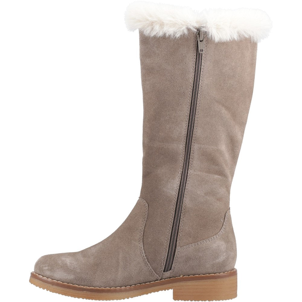 Taupe long boots online