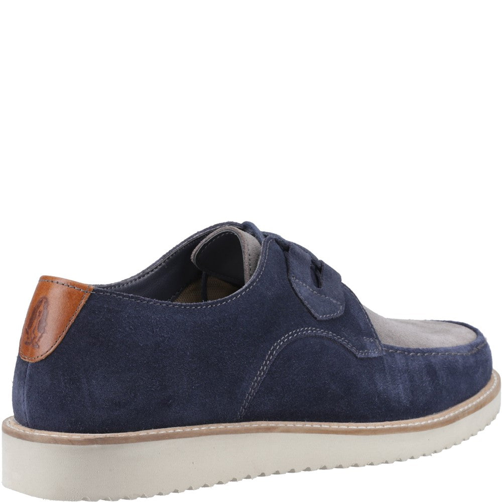 Lace Mens Summer Navy/Grey Hush Puppies Orion Shoes