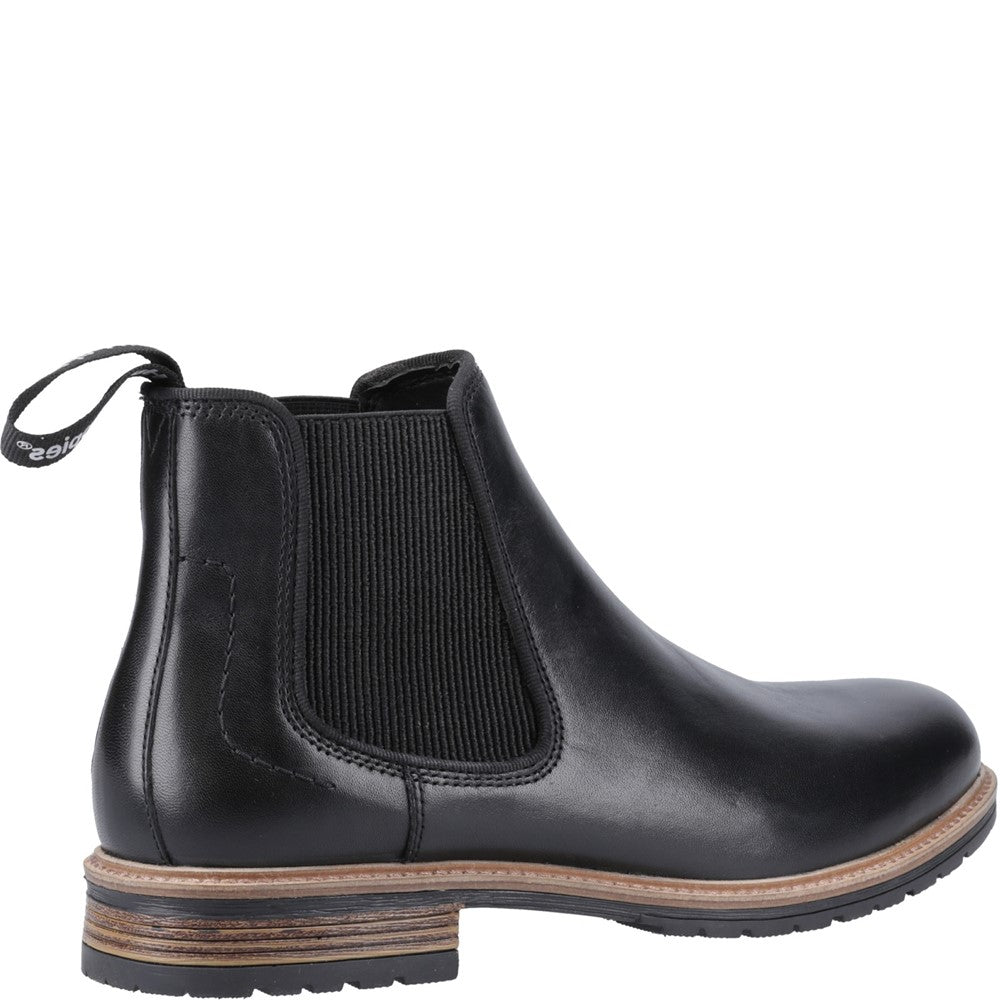 Mens Boots Black Hush Puppies Russell Boots