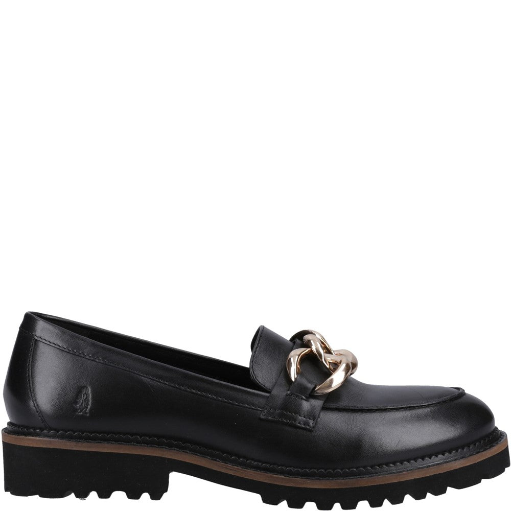 Slip On Ladies Shoes Black Hush Puppies Gianna Loafer