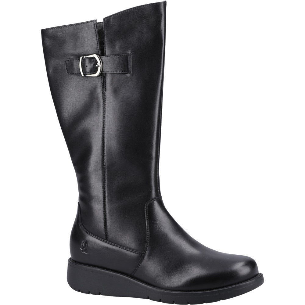 Ladies Long Boots Black Hush Puppies Luna Long Boots