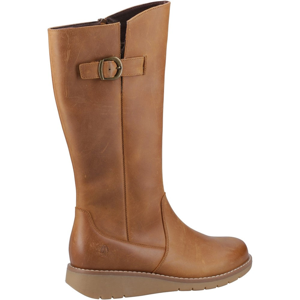 Ladies Long Boots Tan Hush Puppies Luna Long Boots