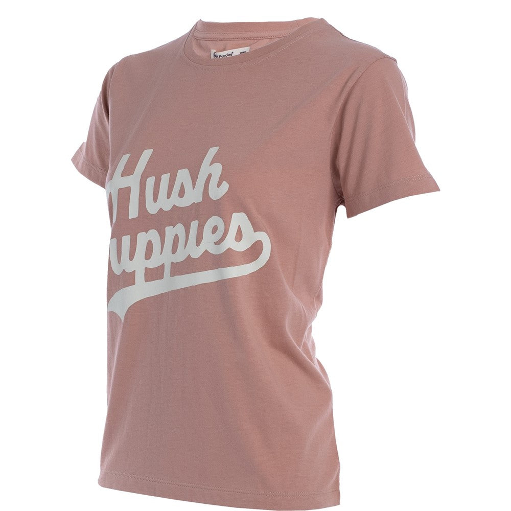 Tee Shirts Blush Hush Puppies Retro Script Tee