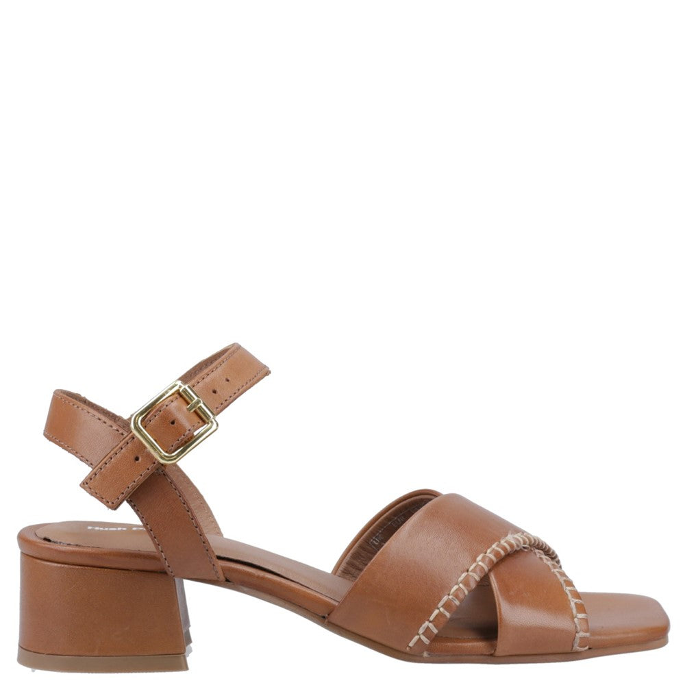 Ladies Heeled Sandals Tan Hush Puppies Lyla Heeled Sandal