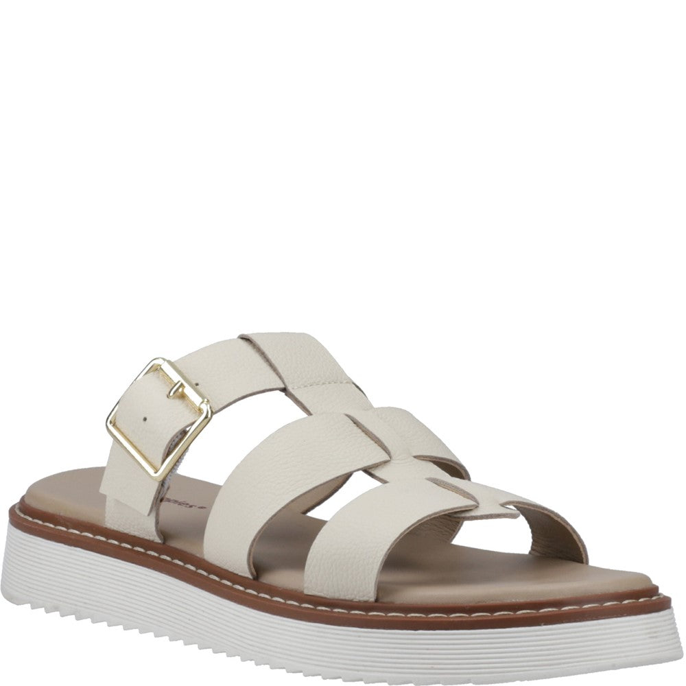 Sandal Ladies Summer Cream Hush Puppies Celeste Slide Sandal