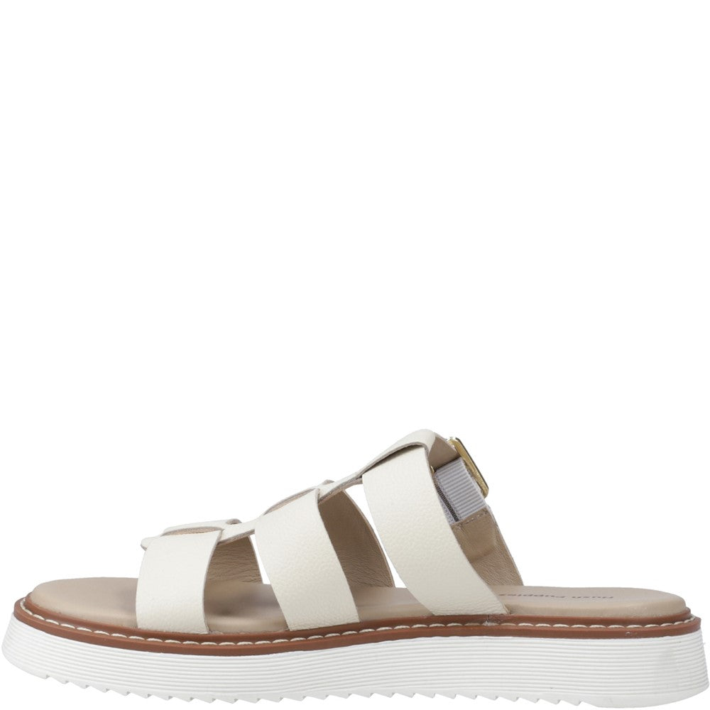 Sandal Ladies Summer Cream Hush Puppies Celeste Slide Sandal