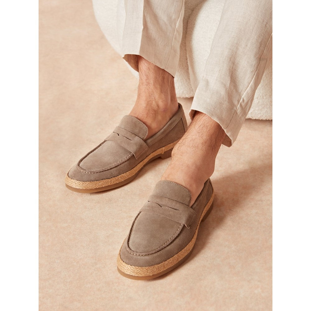 Slip On Mens Summer Taupe Hush Puppies Laurence Loafer