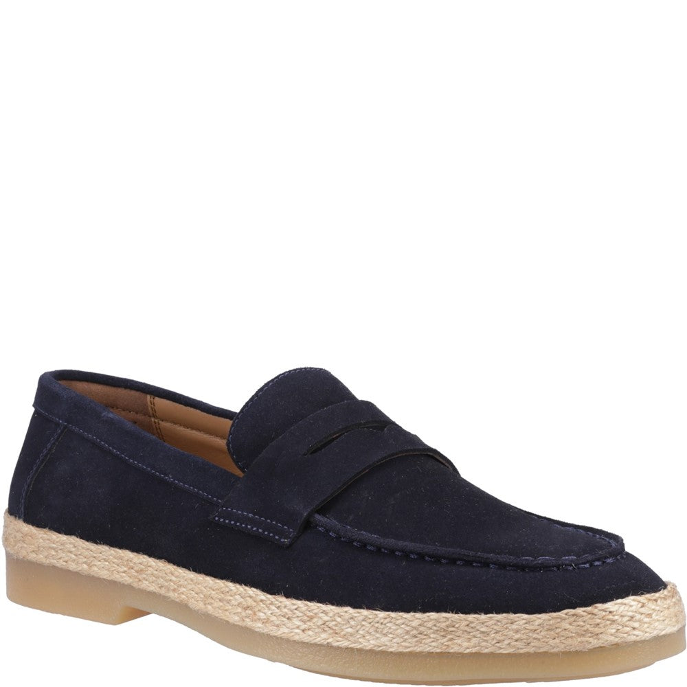 Slip On Mens Summer Navy Hush Puppies Laurence Loafer