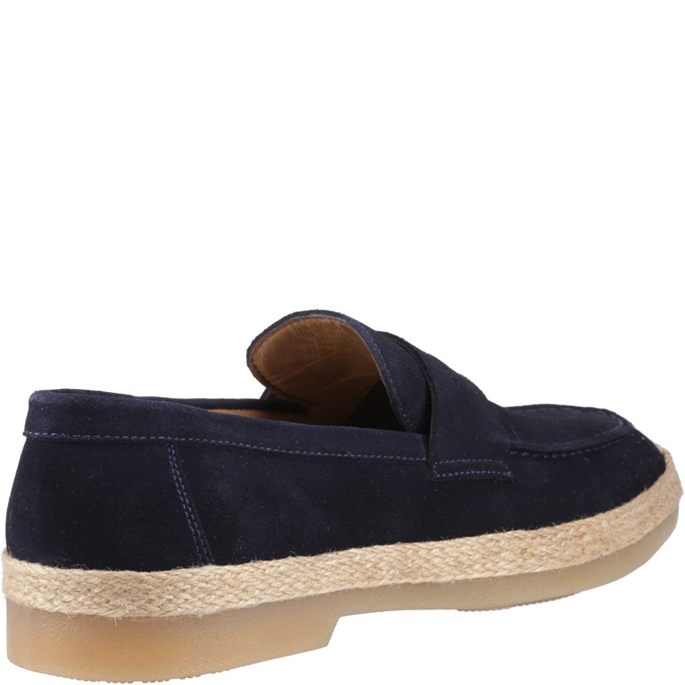 Slip On Mens Summer Navy Hush Puppies Laurence Loafer