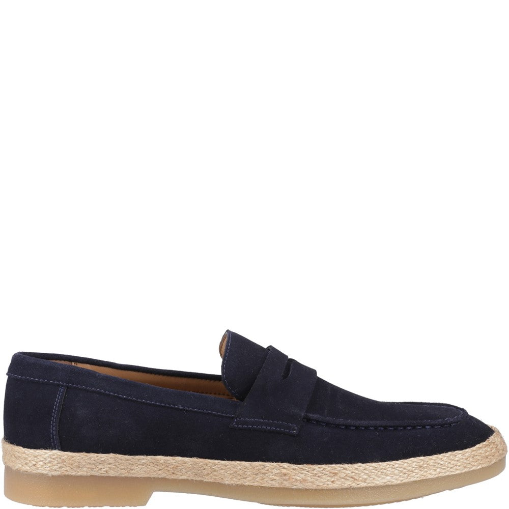 Slip On Mens Summer Navy Hush Puppies Laurence Loafer