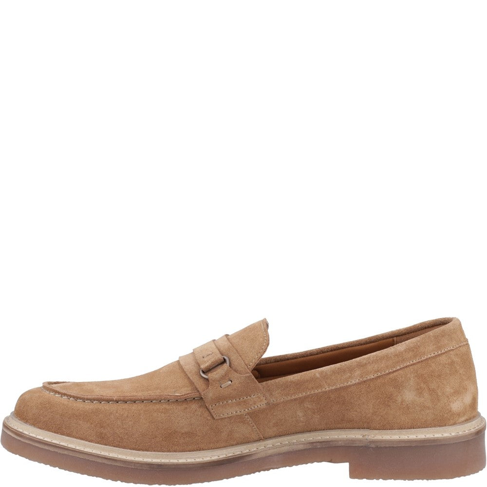 Slip On Mens Summer Tan Hush Puppies Gryffin Loafer