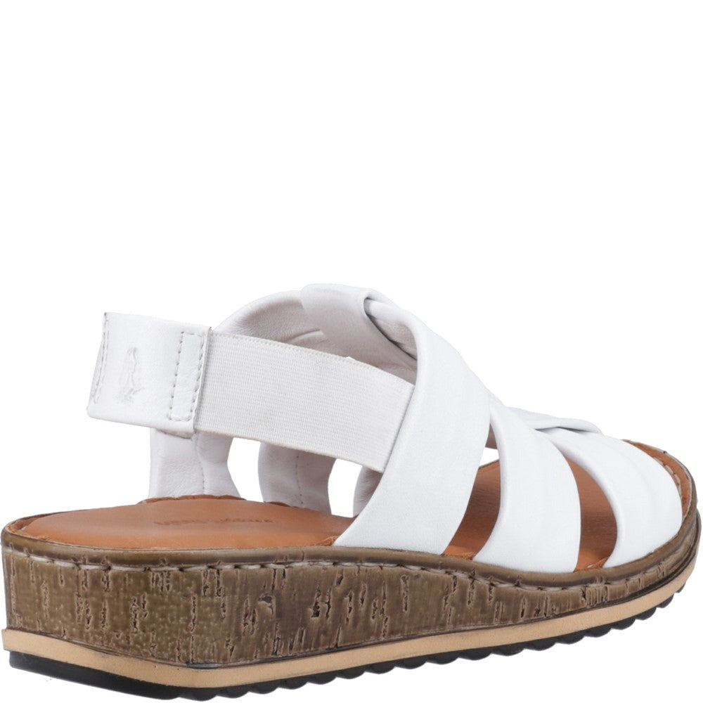 Sandal Ladies Summer White Hush Puppies Eden Gladiator Sandal