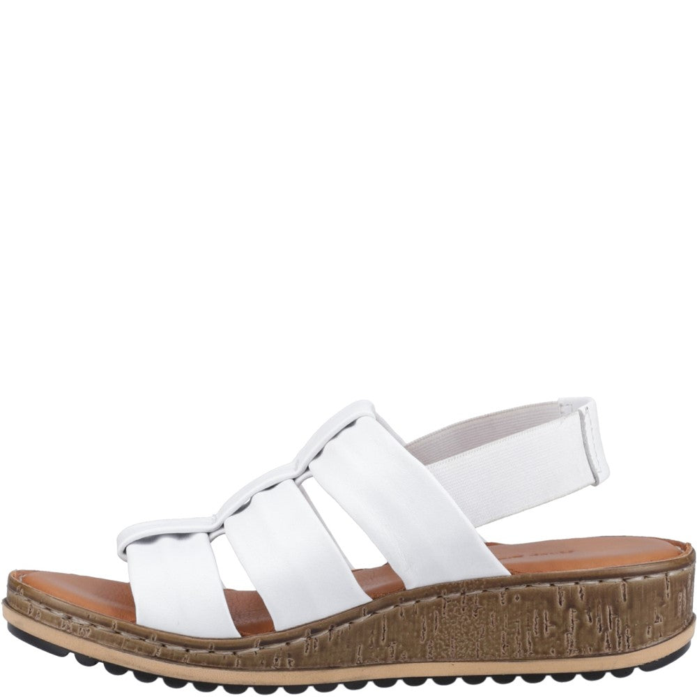 Sandal Ladies Summer White Hush Puppies Eden Gladiator Sandal