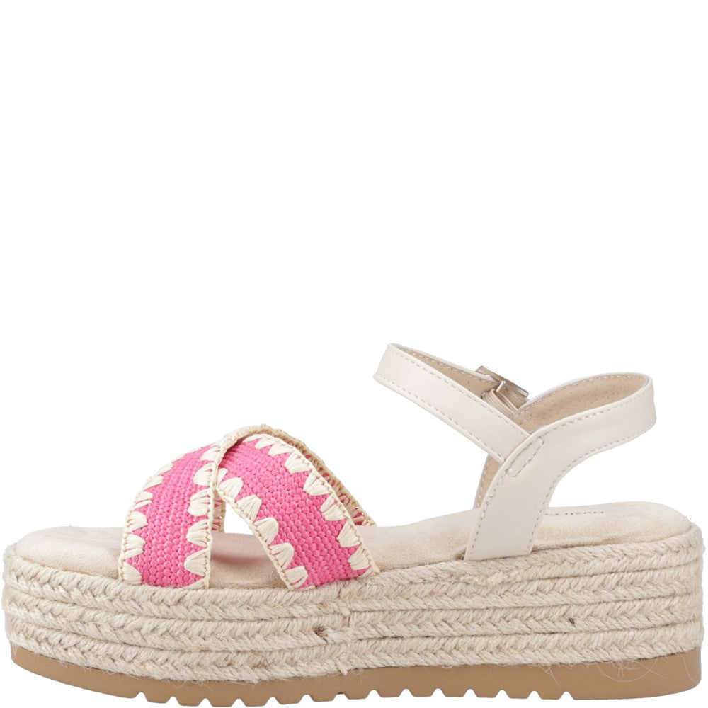 Sandal Ladies Summer Fuchsia Hush Puppies Jemma Espadrille Sandal