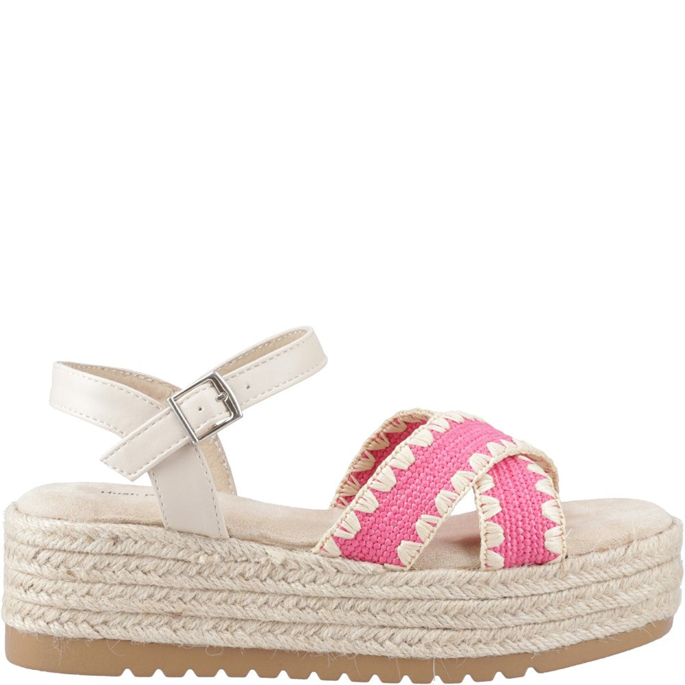 Sandal Ladies Summer Fuchsia Hush Puppies Jemma Espadrille Sandal