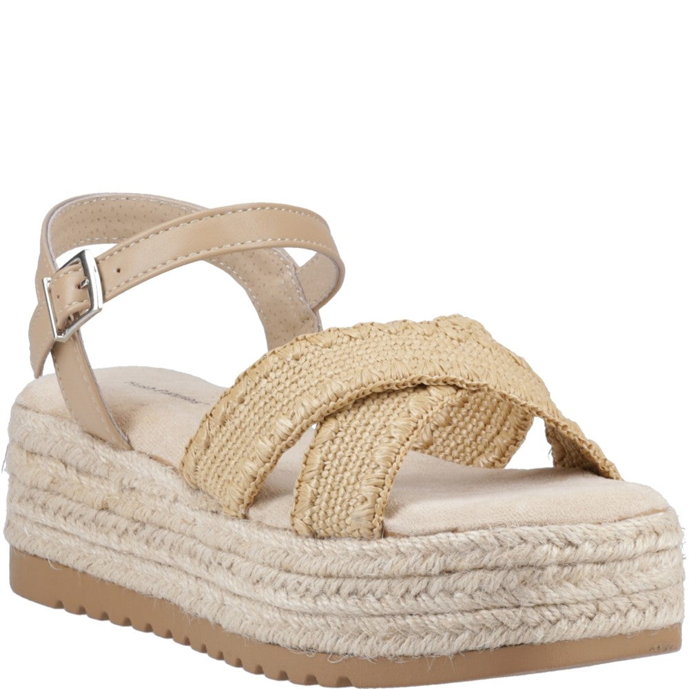 Sandal Ladies Summer Tan Hush Puppies Jemma Espadrille Sandal