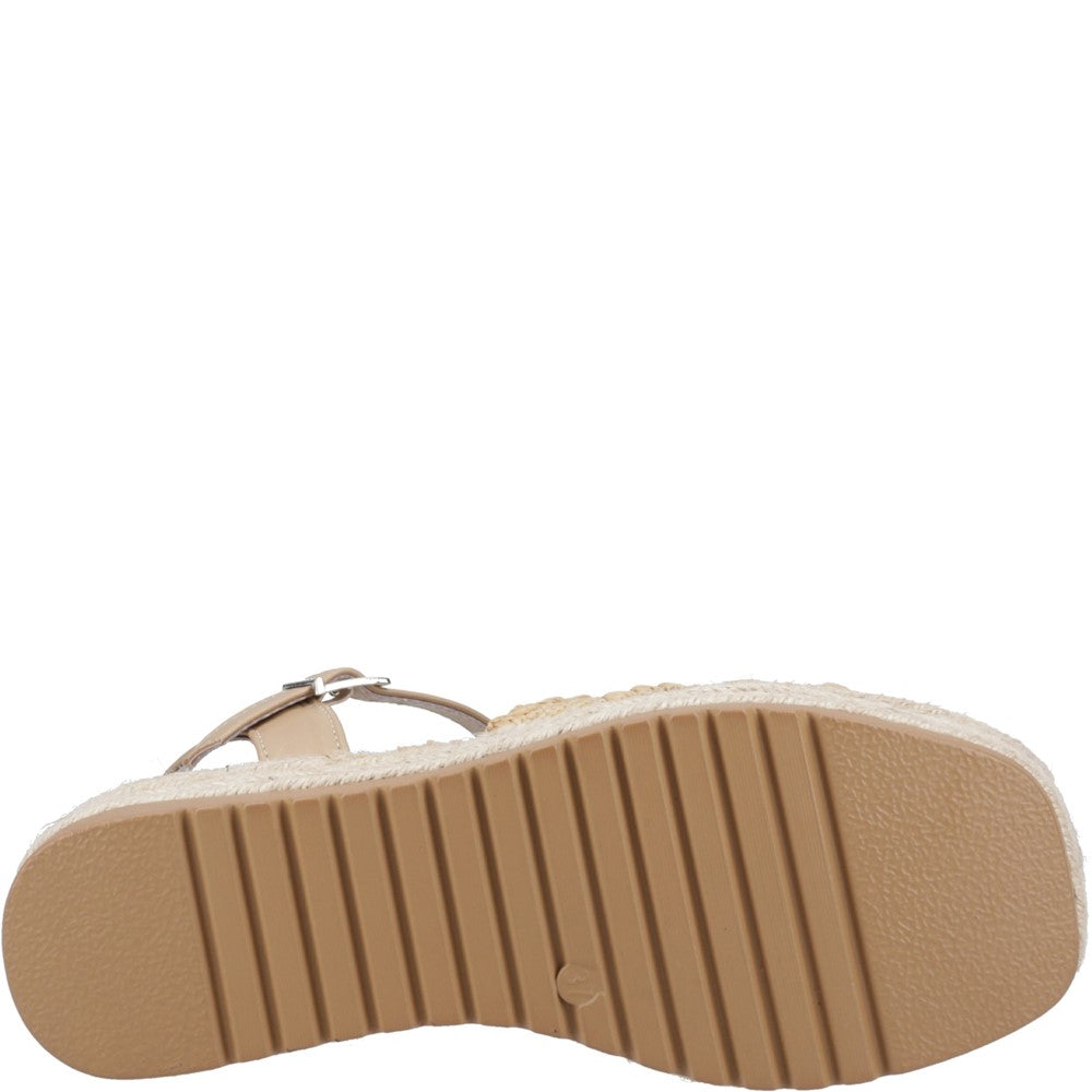 Sandal Ladies Summer Tan Hush Puppies Jemma Espadrille Sandal