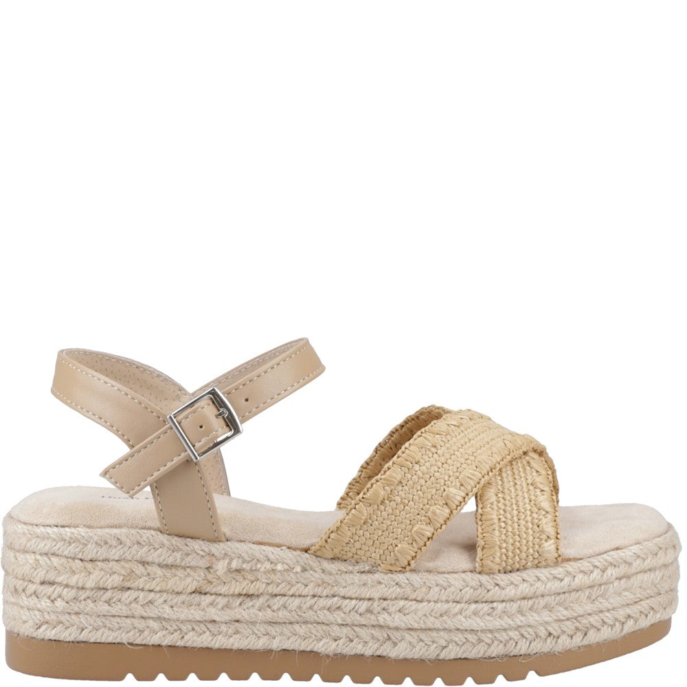 Sandal Ladies Summer Tan Hush Puppies Jemma Espadrille Sandal