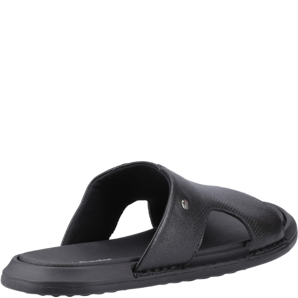 Sandal Mens Summer Black Hush Puppies Callum Slide Sandal