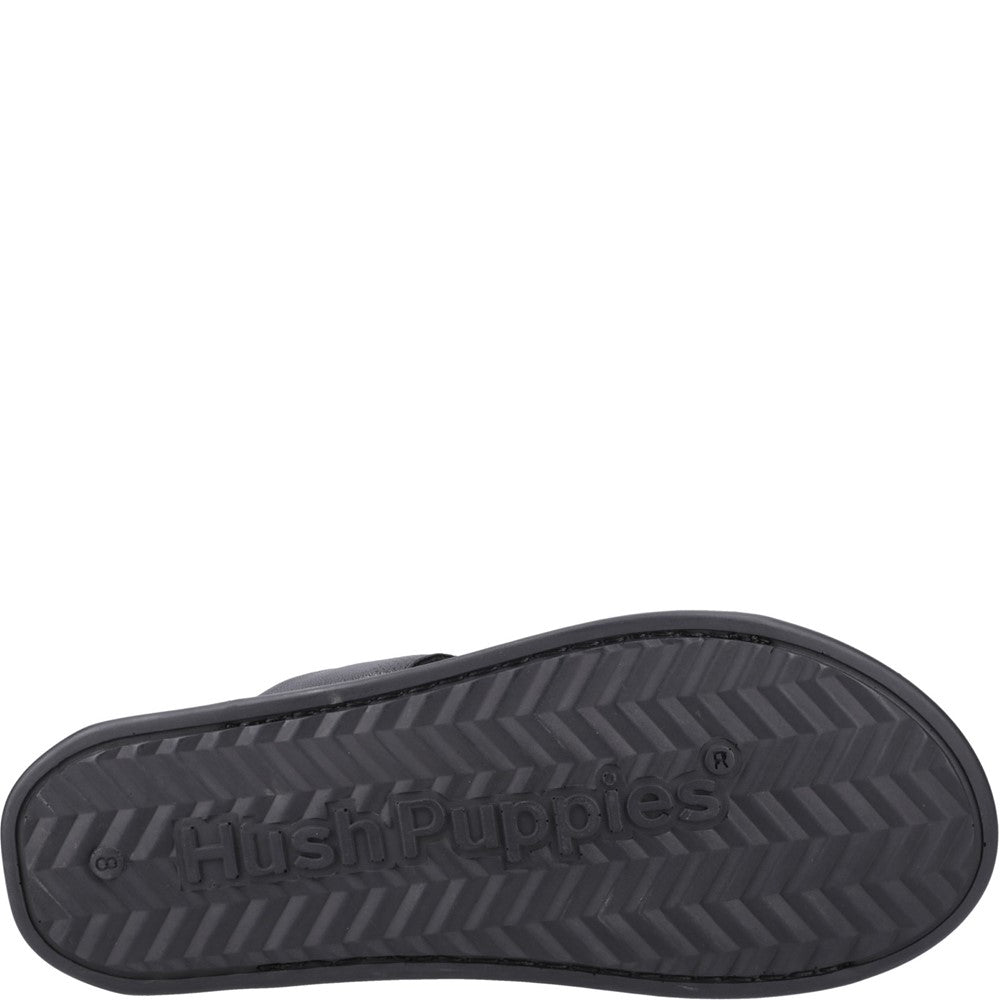 Sandal Mens Summer Black Hush Puppies Callum Slide Sandal