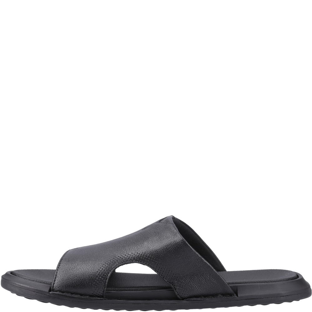 Sandal Mens Summer Black Hush Puppies Callum Slide Sandal
