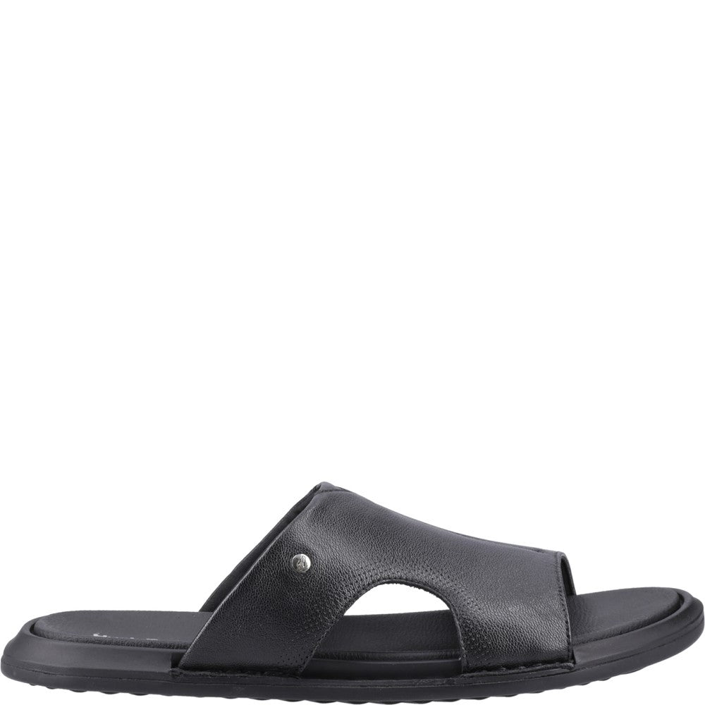 Sandal Mens Summer Black Hush Puppies Callum Slide Sandal