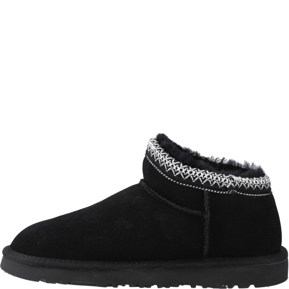 Classic Ladies Slippers Black Hush Puppies Sloane Bootie Slipper